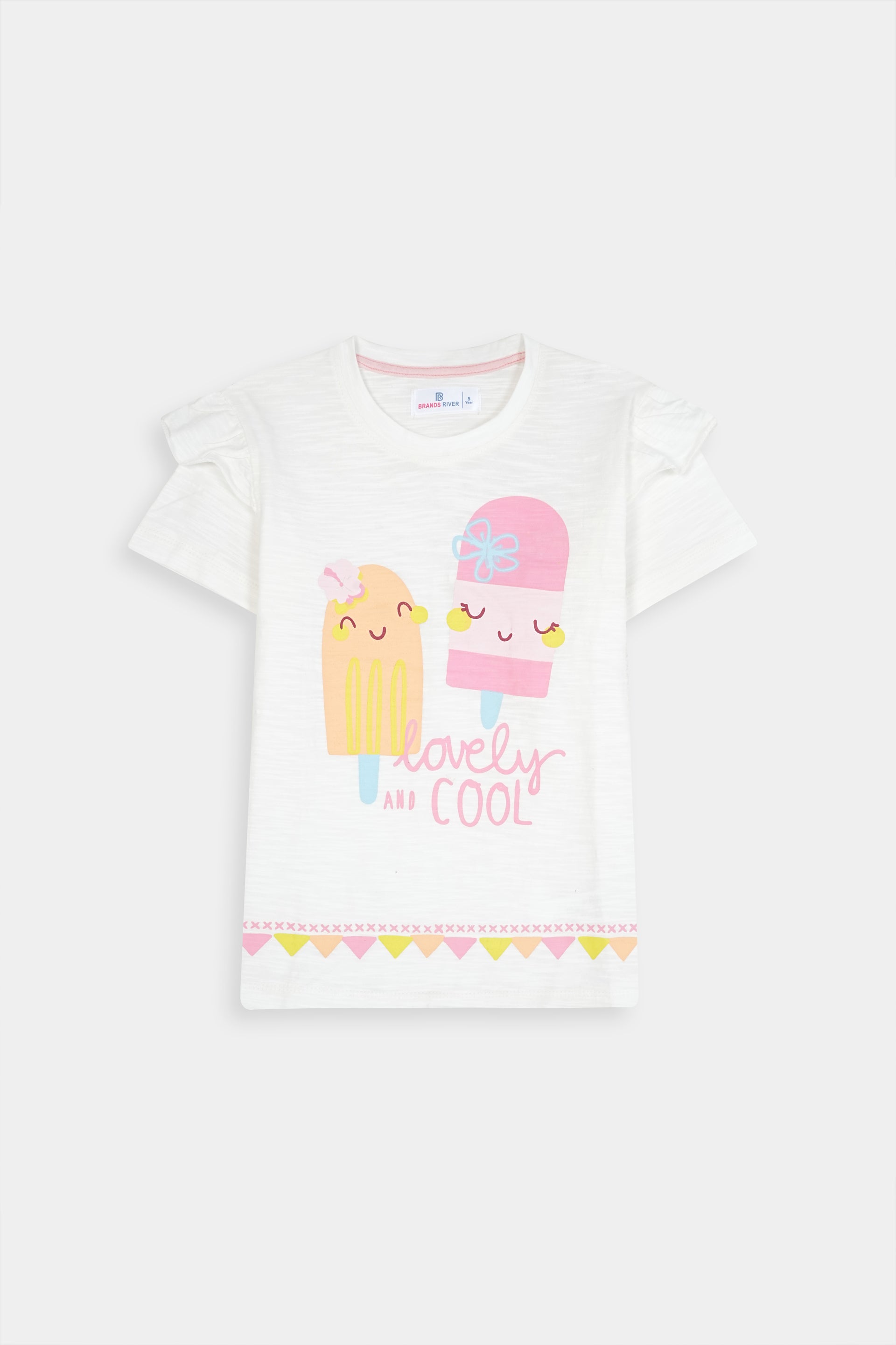 Girls Premium Quality "Lovely Cool" Printed Summer Suit
