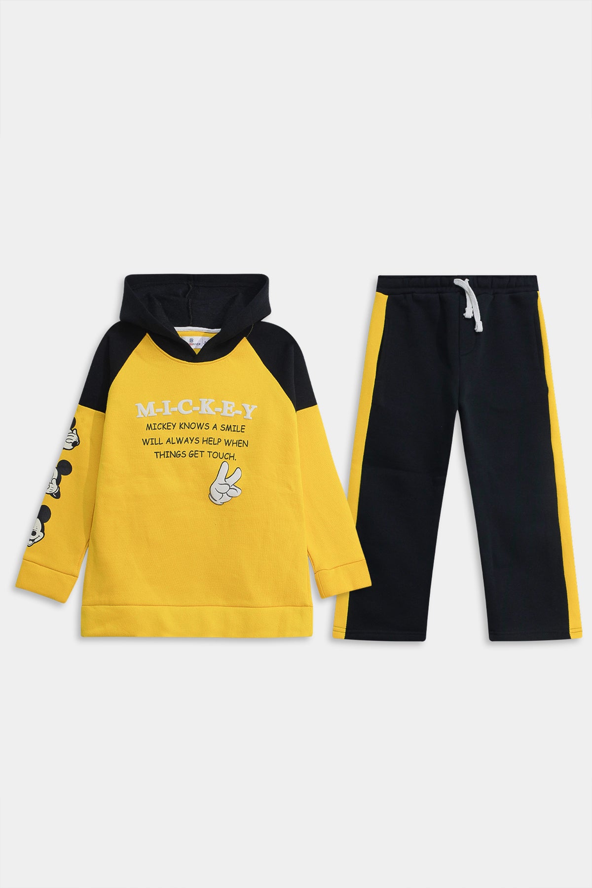 Premium Quality "Mickey" Printed fleece Hoodie Suit for Kids