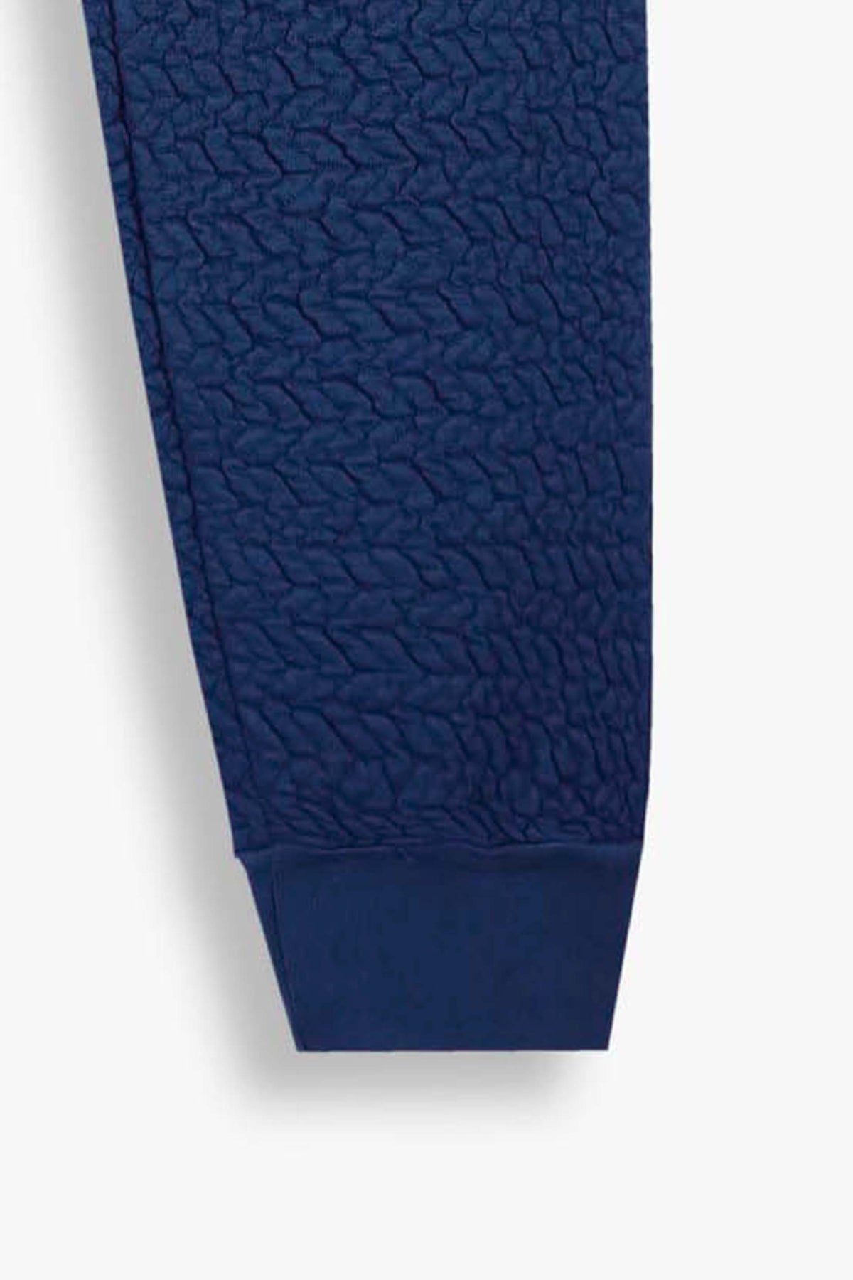 Premium Quality Quilted Jacquard Navy Tracksuit For Kids