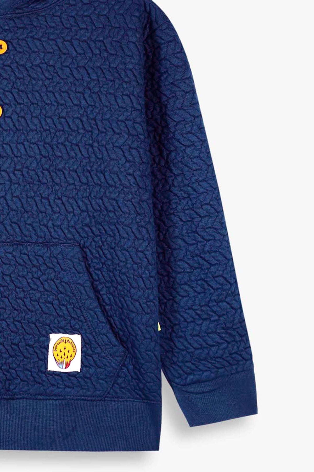 Premium Quality Quilted Jacquard Navy Tracksuit For Kids