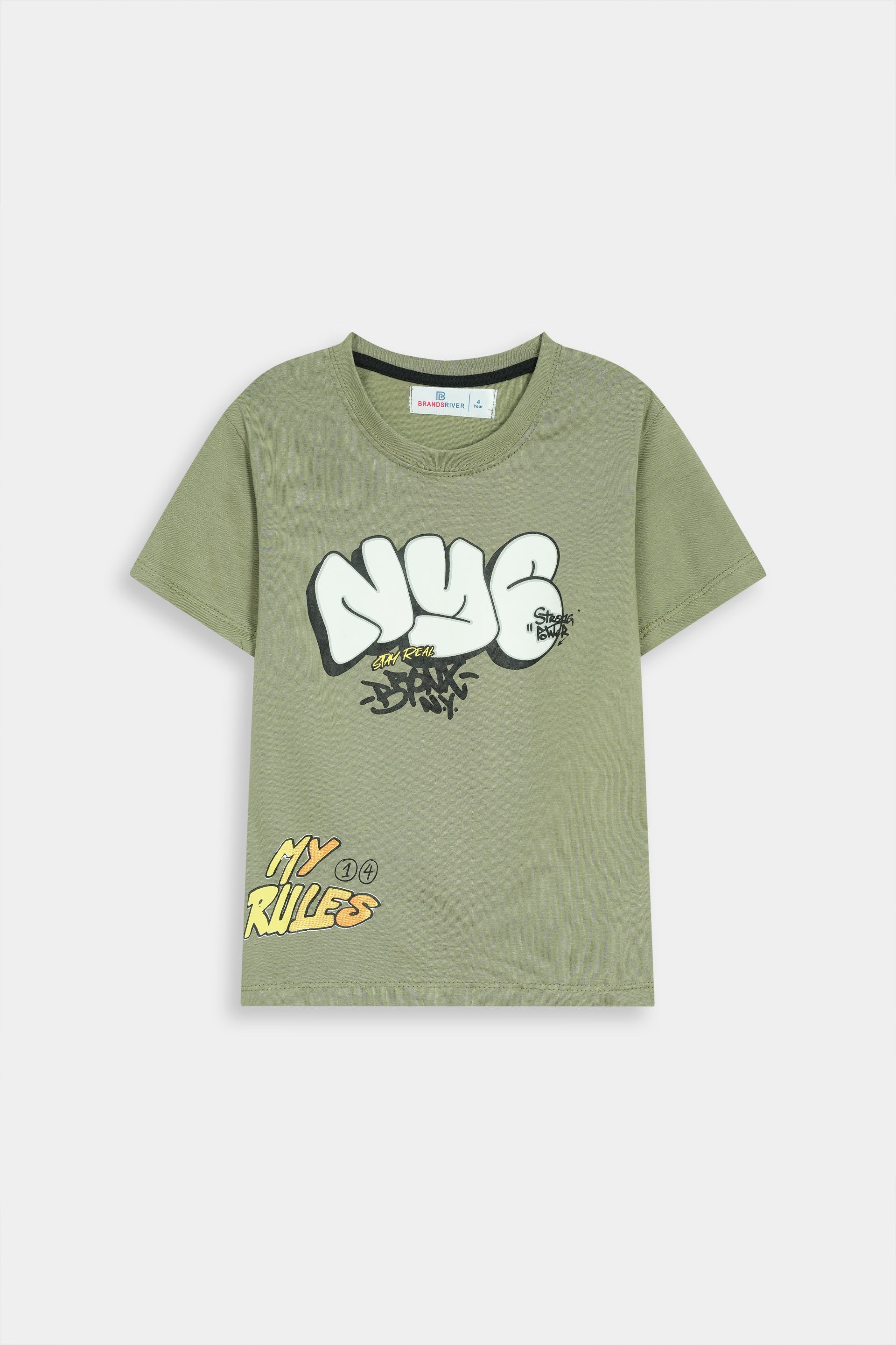 Premium Quality "NYC" Printed Summer Suit For Boys