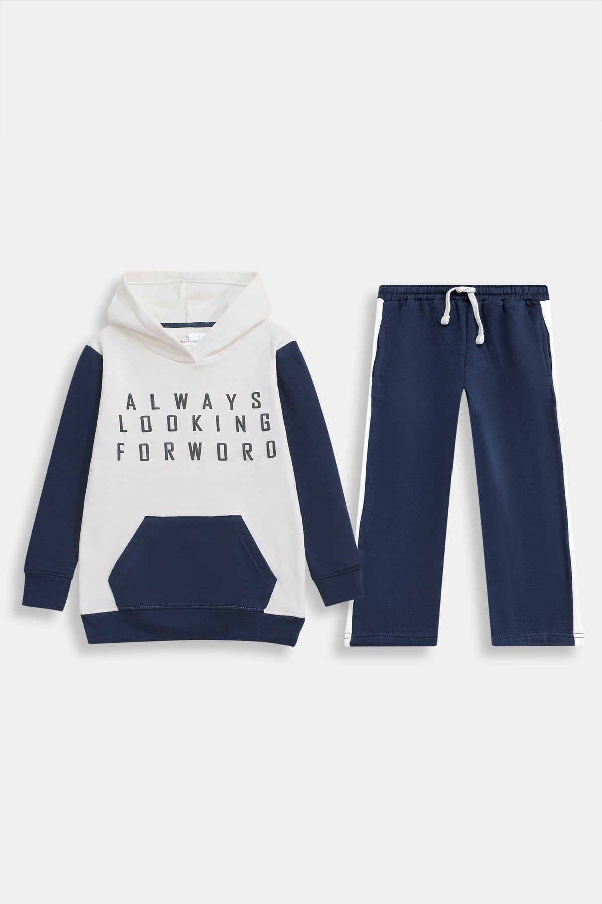 Premium Quality "Always looking forward" Printed fleece Hoodie Suit for Kids