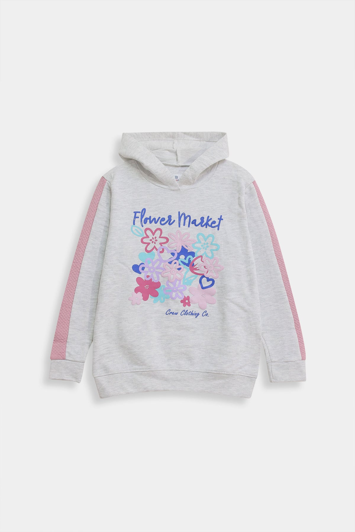 Premium Quality "Flower Market" Printed fleece Hoodie Suit for Kids