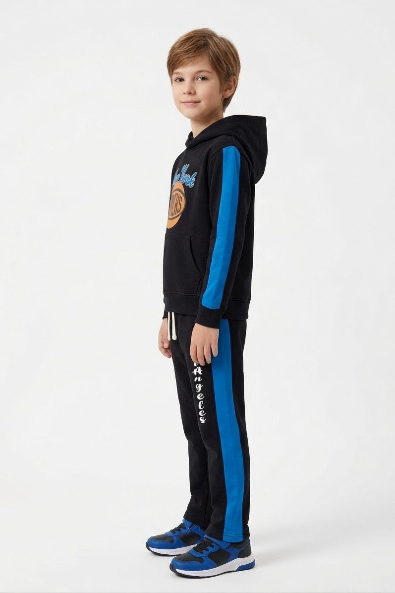 Premium Quality "New York" Printed fleece Hoodie Suit for Kids