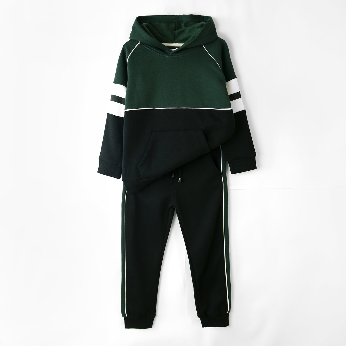 Premium Quality Cut &amp; Sew Style Fleece Tracksuit For Kids