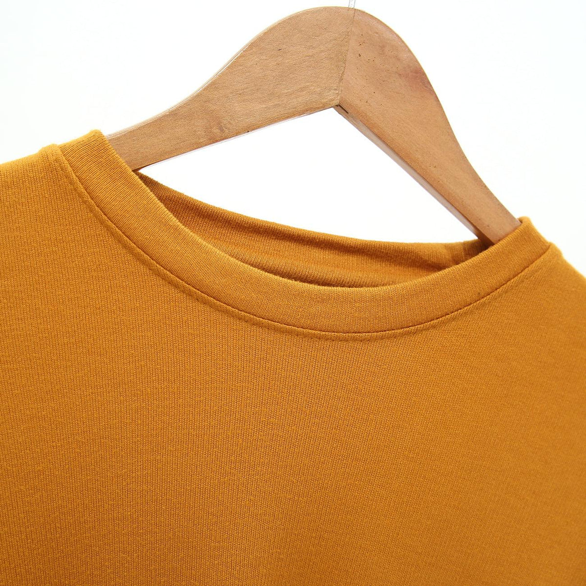 Men Premium Quality Soft Cotton Mustard SweatShirt