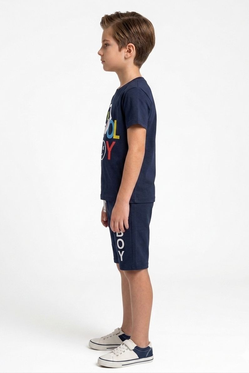 Premium Quality "Cool Boy" Printed Summer Suit For Boys