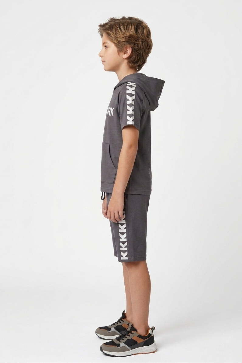 Premium Quality "New York" Printed Summer Suit For Boys