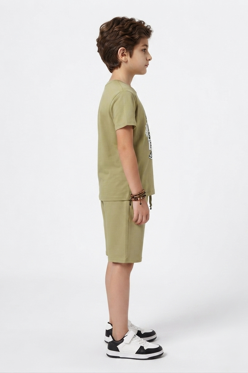 Premium Quality "Non Stop Fun" Printed Summer Suit For Boys