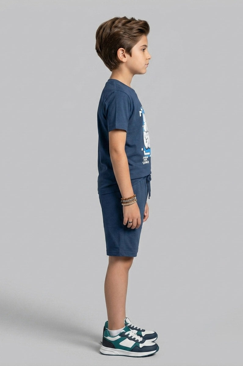 Premium Quality Printed Summer Suit For Boys