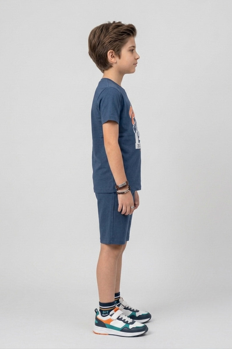 Premium Quality "Play" Printed Summer Suit For Boys