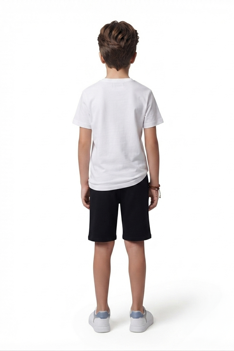 Premium Quality "River On The Beach " Printed Summer Suit For Boys