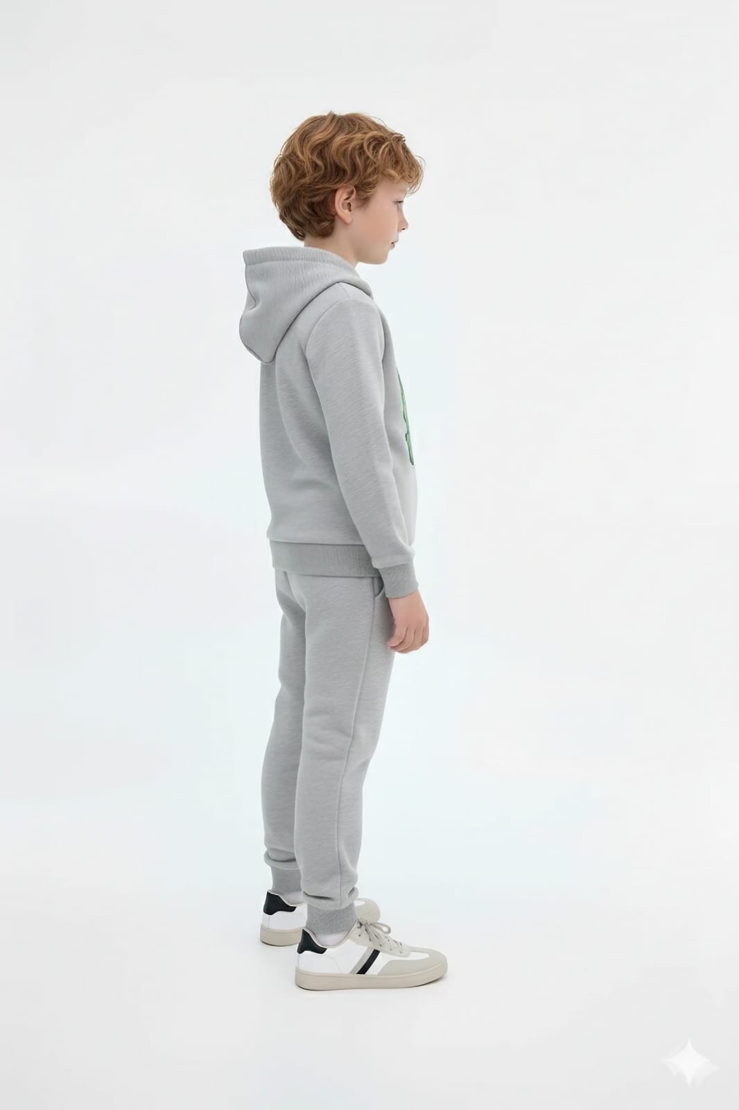 Premium Quality "Minecraft" Printed Grey Hoodie Suit For Boys