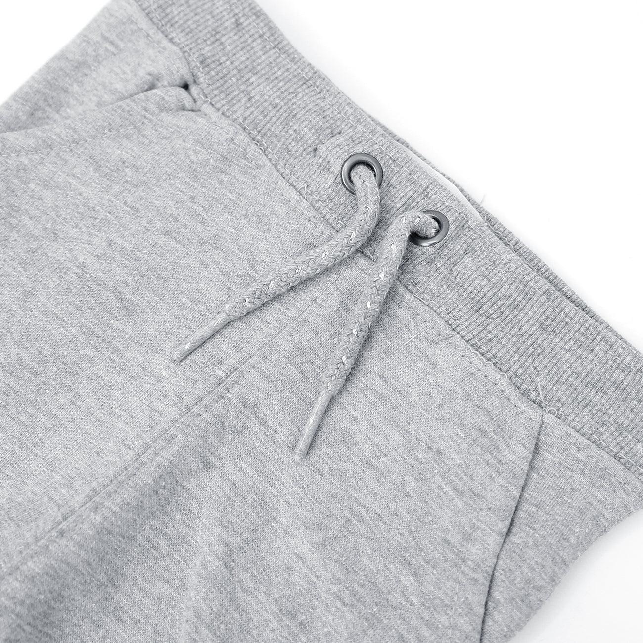 Kid's Premium Quality Open Bottom Grey Fleece Trouser (BC-120082) - Brands River