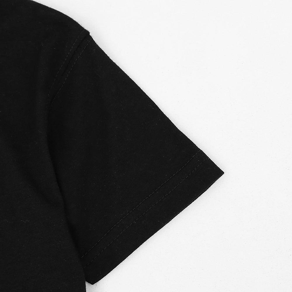 Boys Soft Cotton &quot;Dino&quot; Printed Black T-Shirt 9 MONTH - 10 YRS (MI-10967) - Brands River
