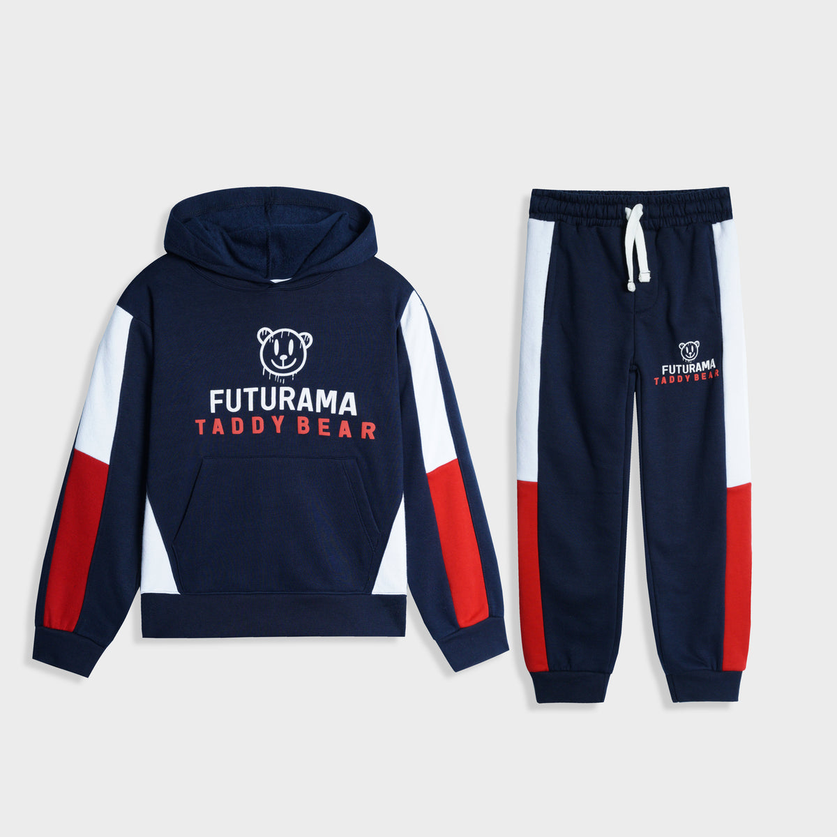 Kids Premium Quality "FUTURAMA" Printed Fleece Pull-Over Suit