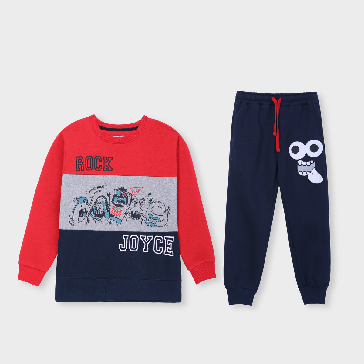 Kids Cut &amp; Sew Graphic Fleece Suit