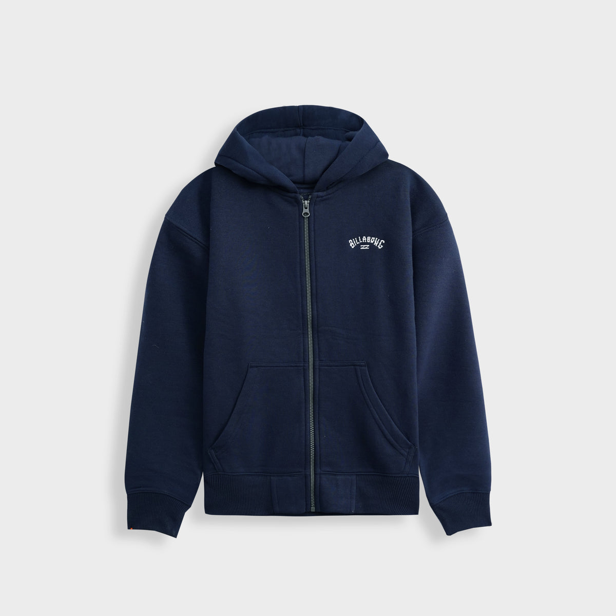 Kids Premium Quality Embroidered Fleece Navy Zipper Hoodie