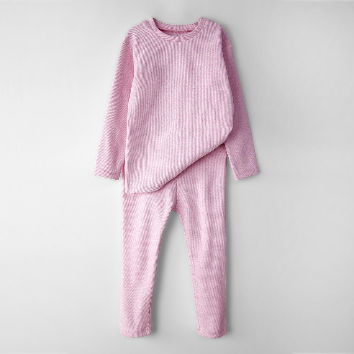 Premium Quality 2 Piece Pink Winter Inner Suit For Kids