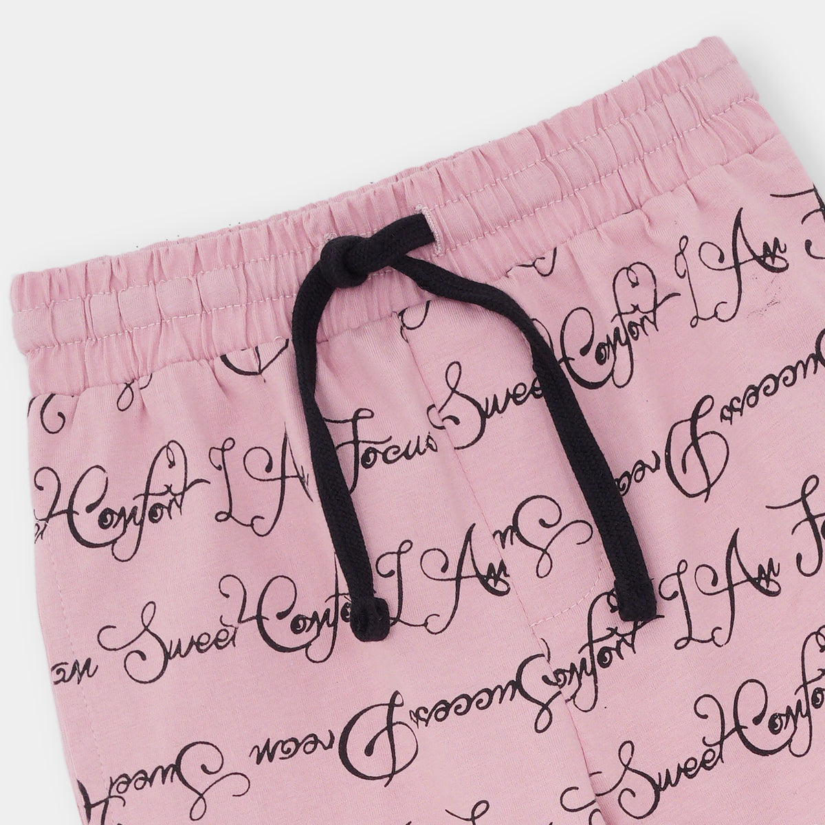 Premium Quality Girls Printed Baby Pink Summer suit.