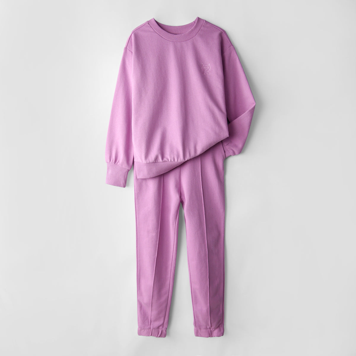 Premium Quality Soft Cotton Embroidered TrackSuit For Girls