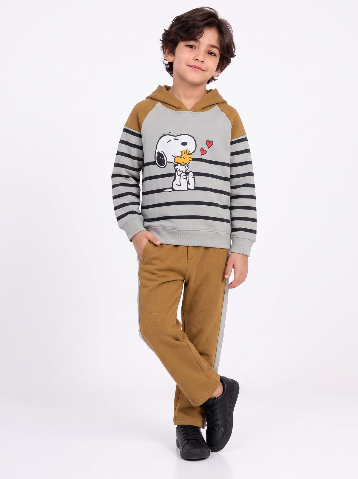 Premium Quality "Snoopy" Printed fleece Hoodie Suit for Kids