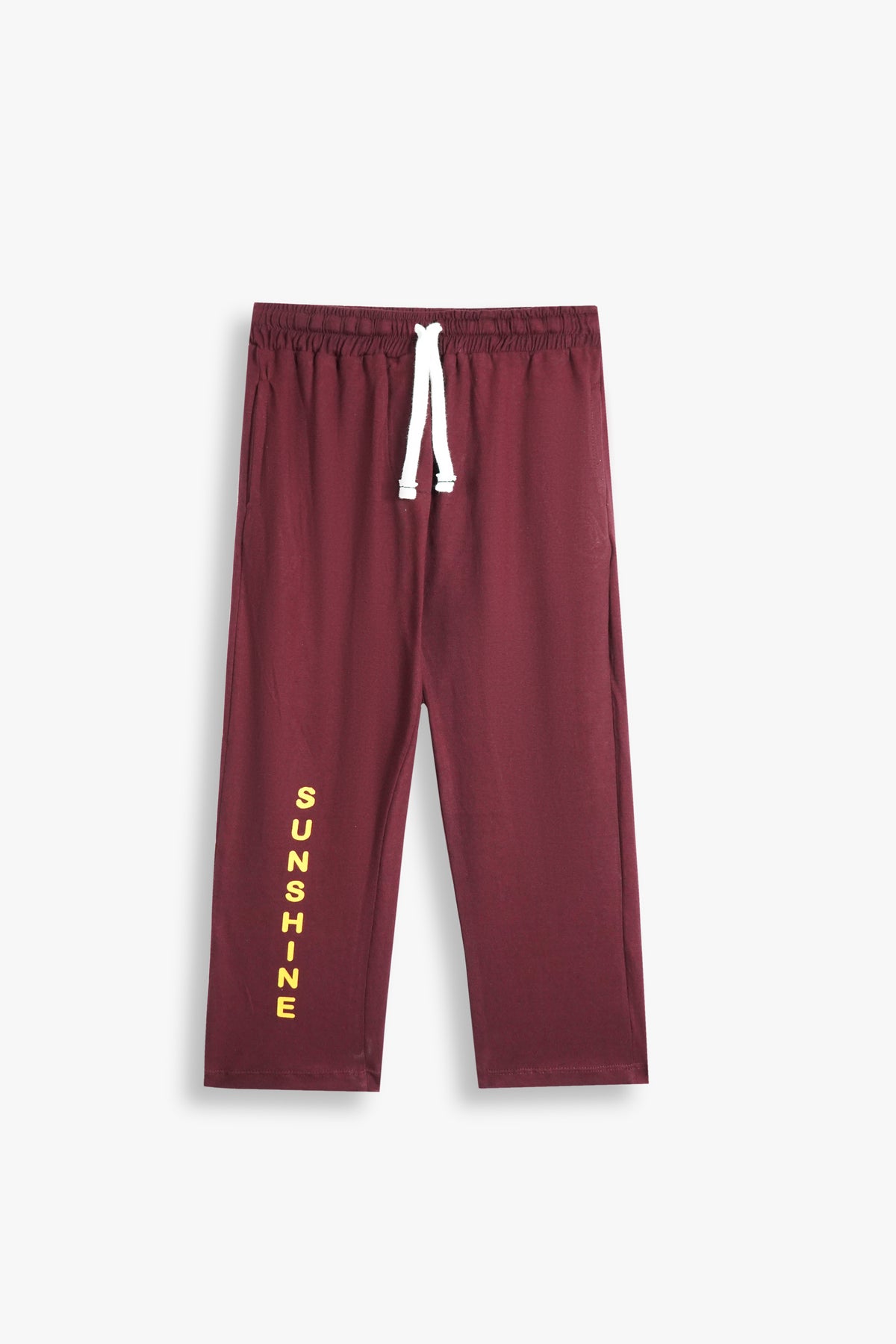 Premium Quailty &quot;Sunshine&quot; Printed Full Sleeves Summer suit With Maroon Trousers