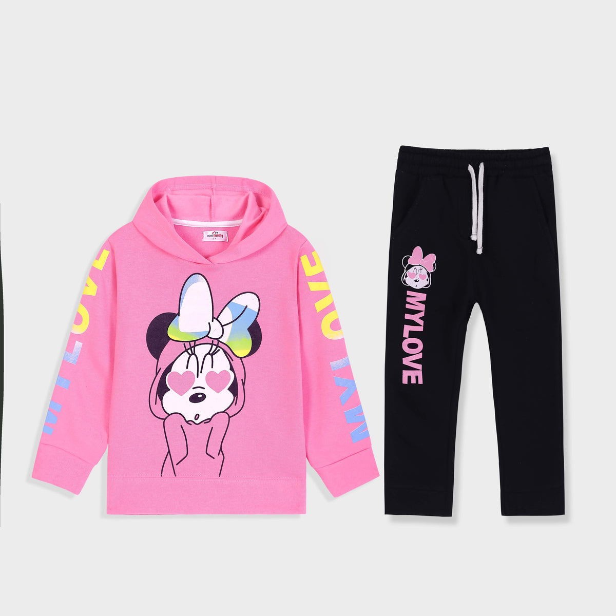 Premium Quality &quot;Minnie&quot; Graphic Fleece Suit For Girls