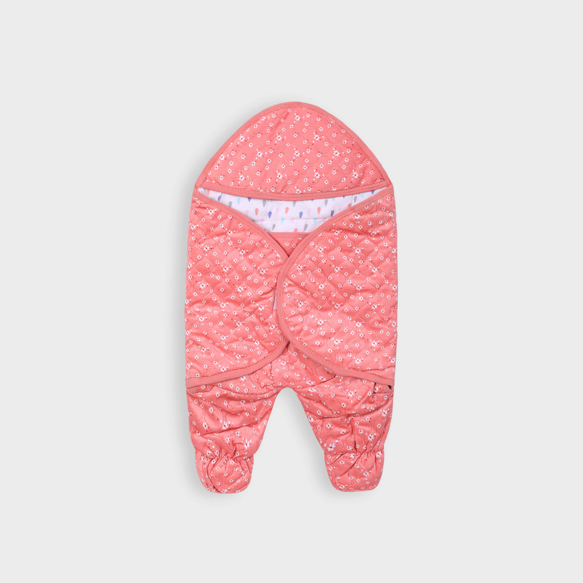 Hooded Soft Blanket Cum Wrapper For Newborn Babies (0-12 Months)