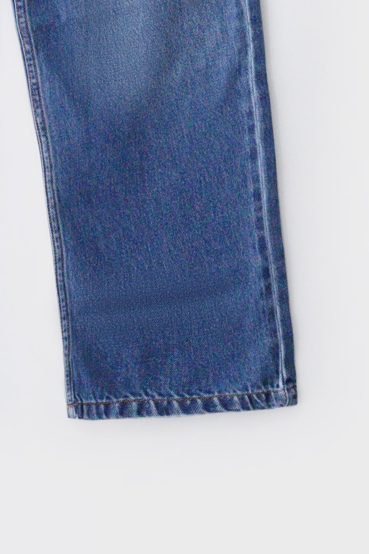 Women Blue Cropped Jeans With Acid Detailing