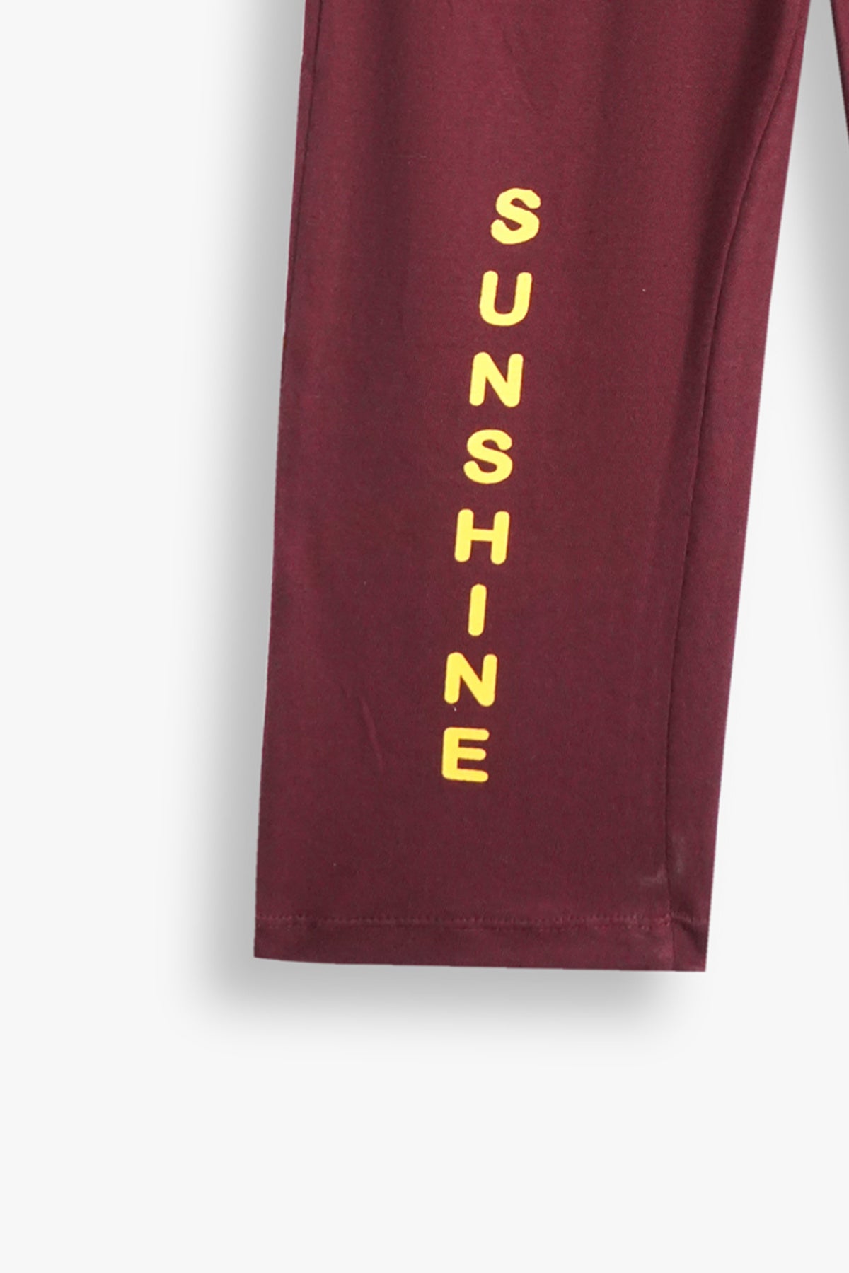 Premium Quailty &quot;Sunshine&quot; Printed Full Sleeves Summer suit With Maroon Trousers