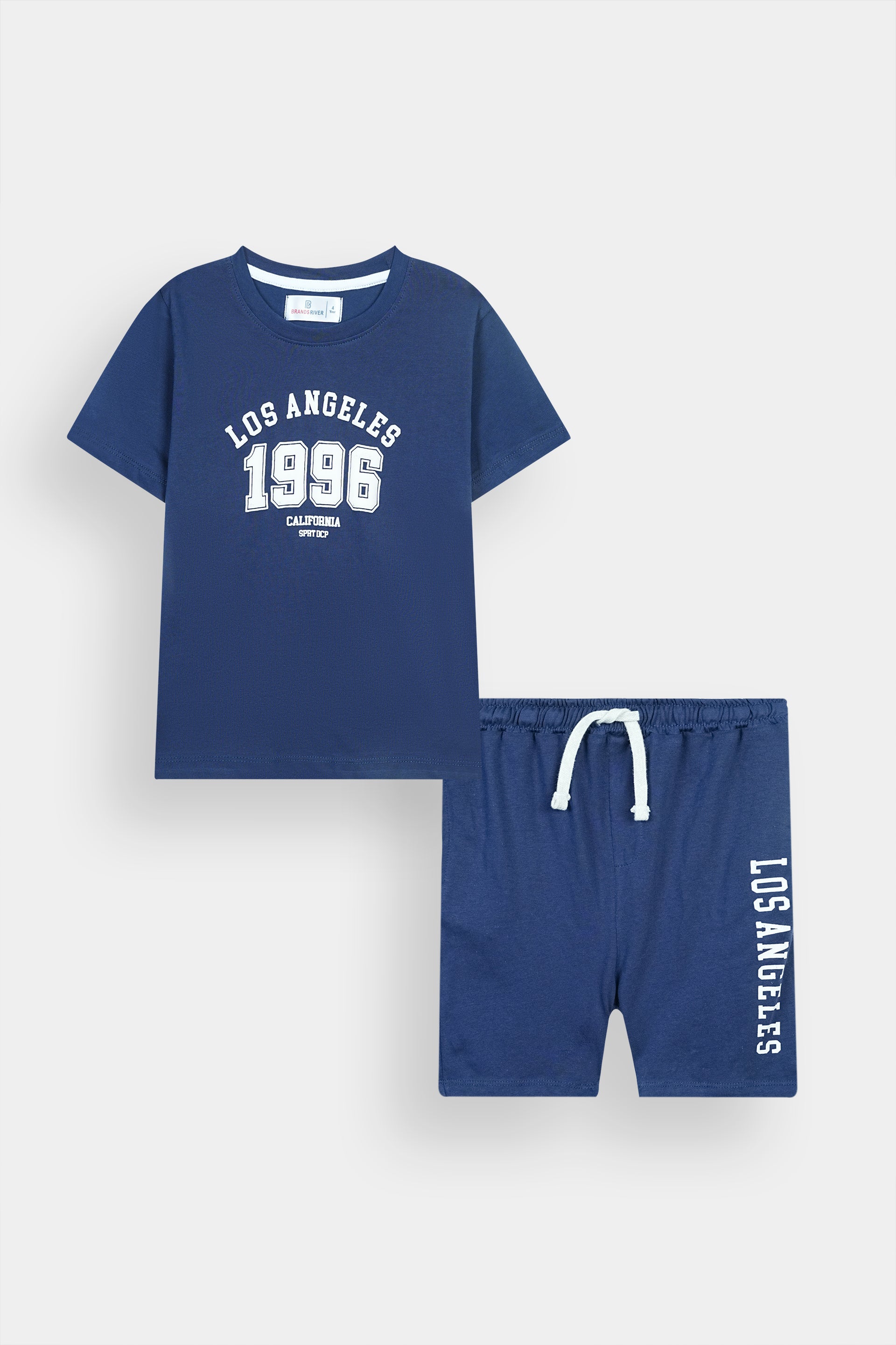 Premium Quality "Los angels " Printed Summer Suit For Boys