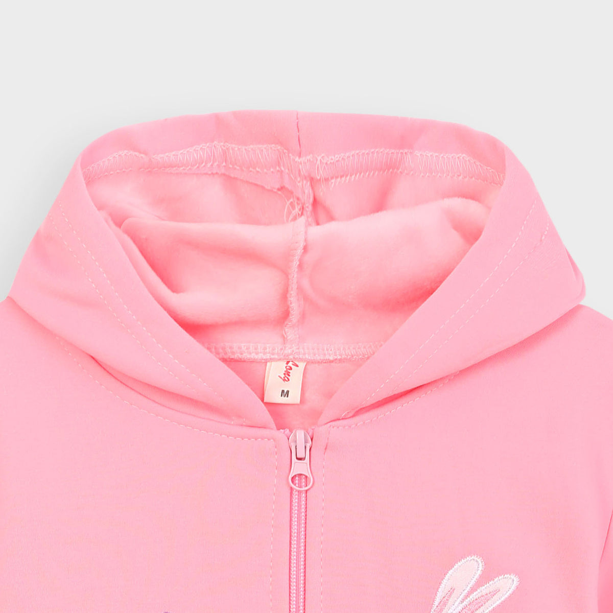 Imported Embroidered Fleece Hoodie For Girls