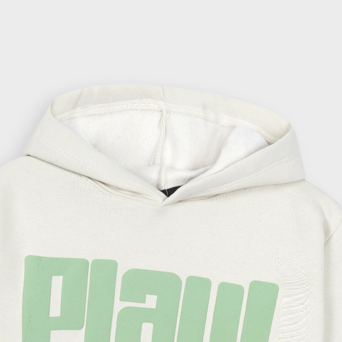 Premium Quality Fleece Printed &quot;PLAY&quot; Pullover Hoodie Suit For Kids