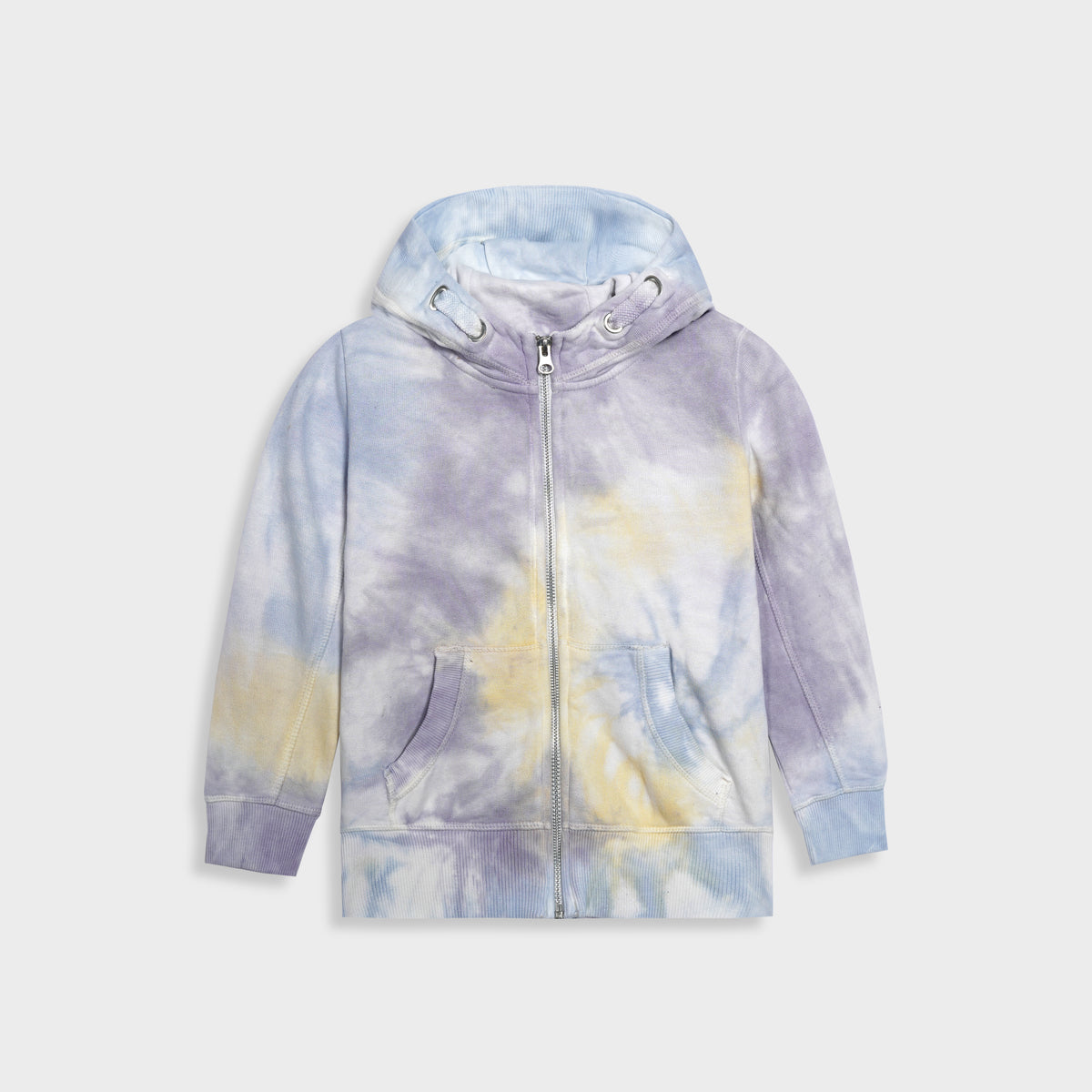 Kids Tie &amp; Dye Fleece Pull-Over Hoodie Minor Fault (R)