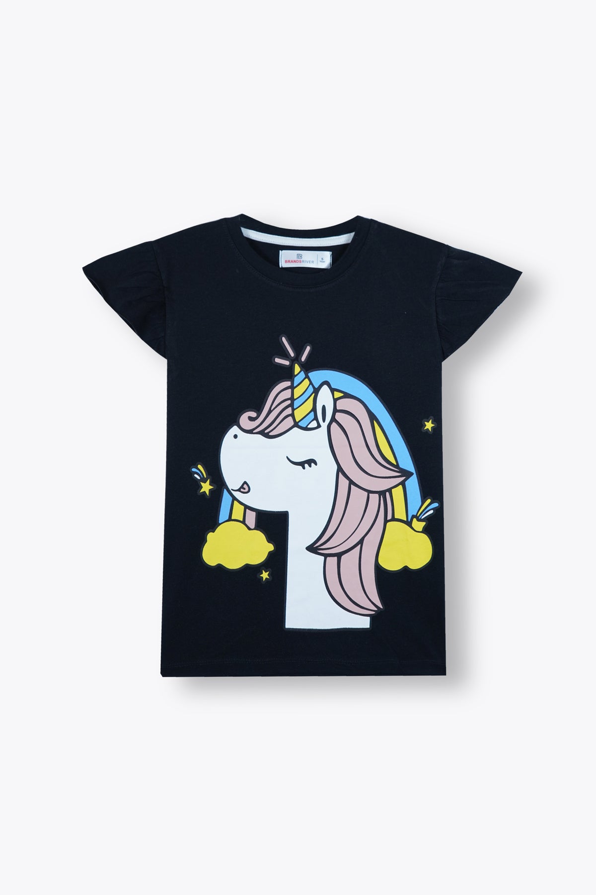 Premium Quality &quot;Baby Unicorn&quot; Printed Girls Summer Suit
