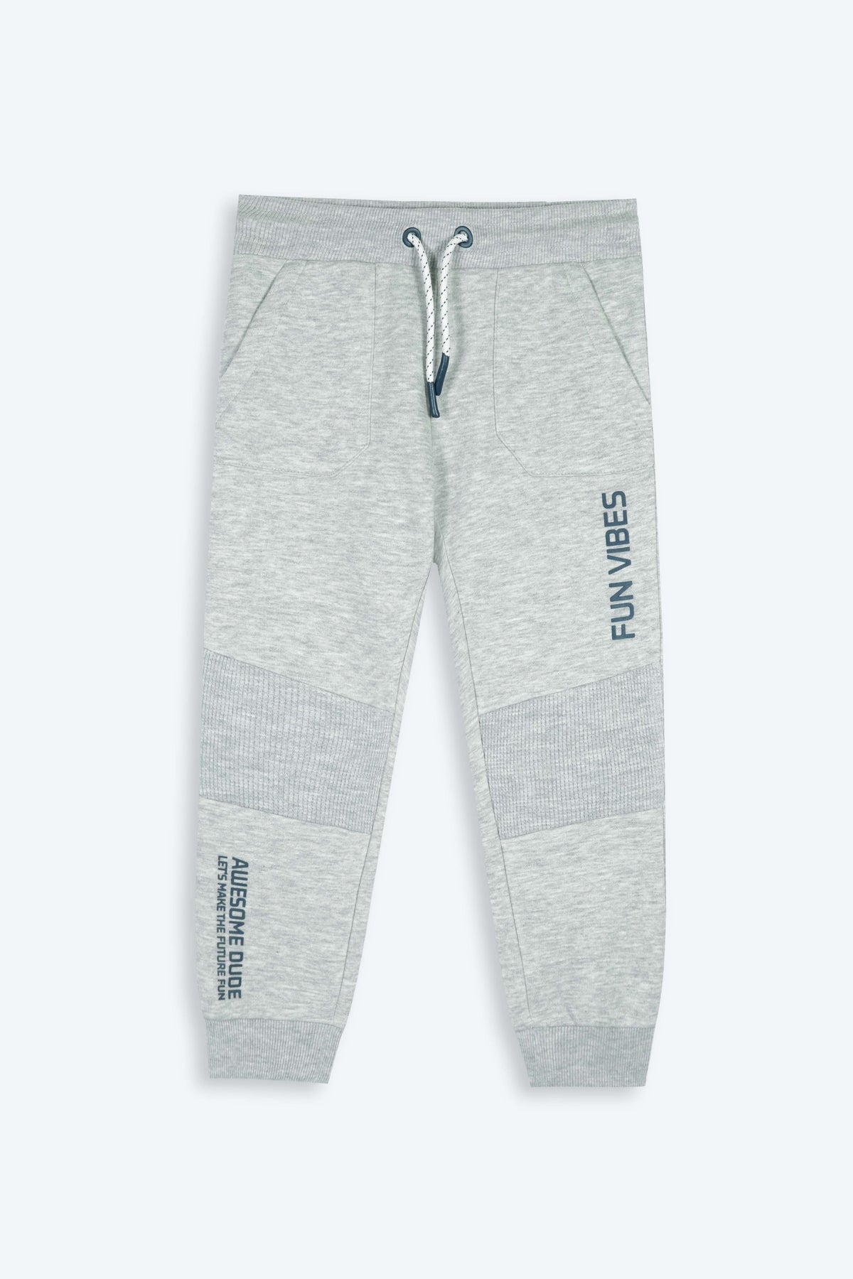 Premium Quality &quot;Fun Vibes&quot; Printed  Panel Fleece  Trouser