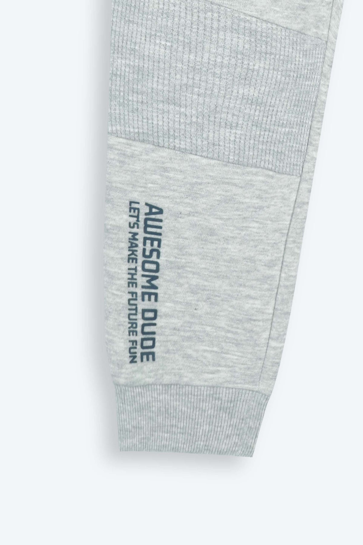 Premium Quality &quot;Fun Vibes&quot; Printed  Panel Fleece  Trouser