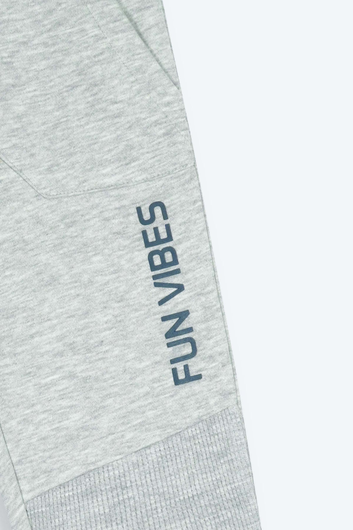 Premium Quality &quot;Fun Vibes&quot; Printed  Panel Fleece  Trouser