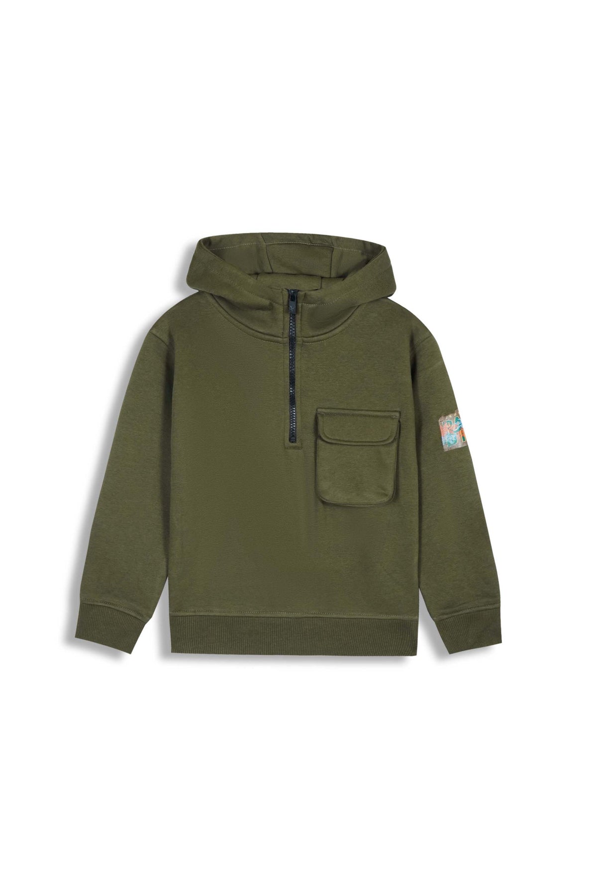 Premium Quality Quarter Zip Pull-Over Hoodie For Boys