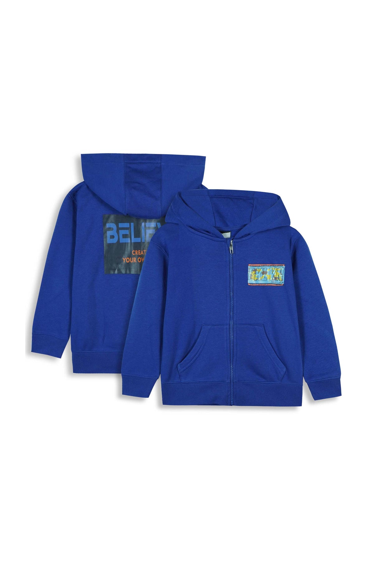 Premium Quality &quot;Created Your Own Future&quot; Printed Pull-Over Hoodie For Boys