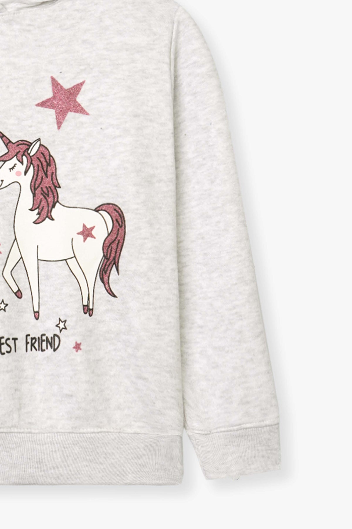 Premium Quality &quot;Stay Magical&quot; Printed Fleece Pullover Hoodie Suit For Girls