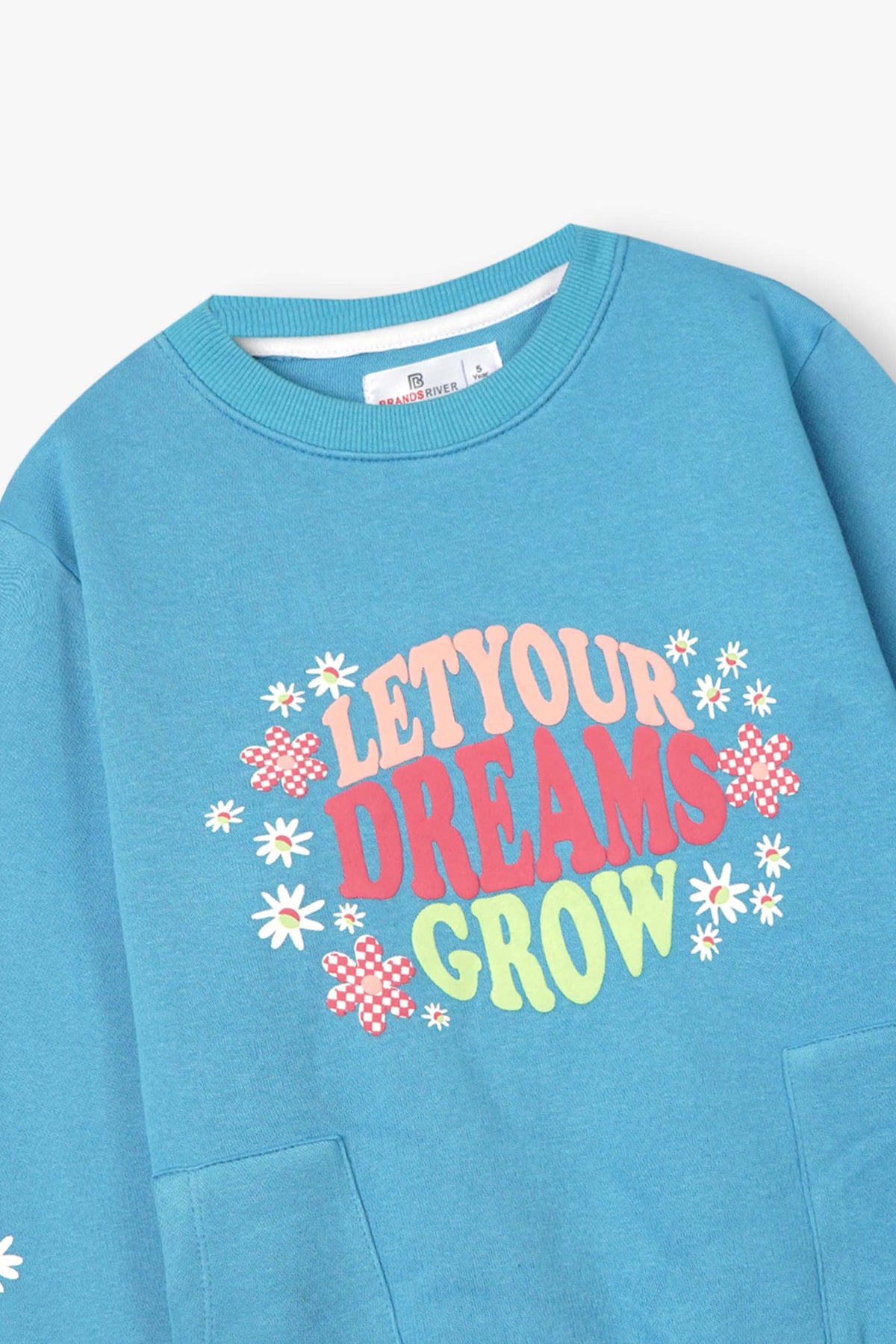 Premium Quality "Lets Your Dream Grow" Printed Fleece Hoodie For Kids