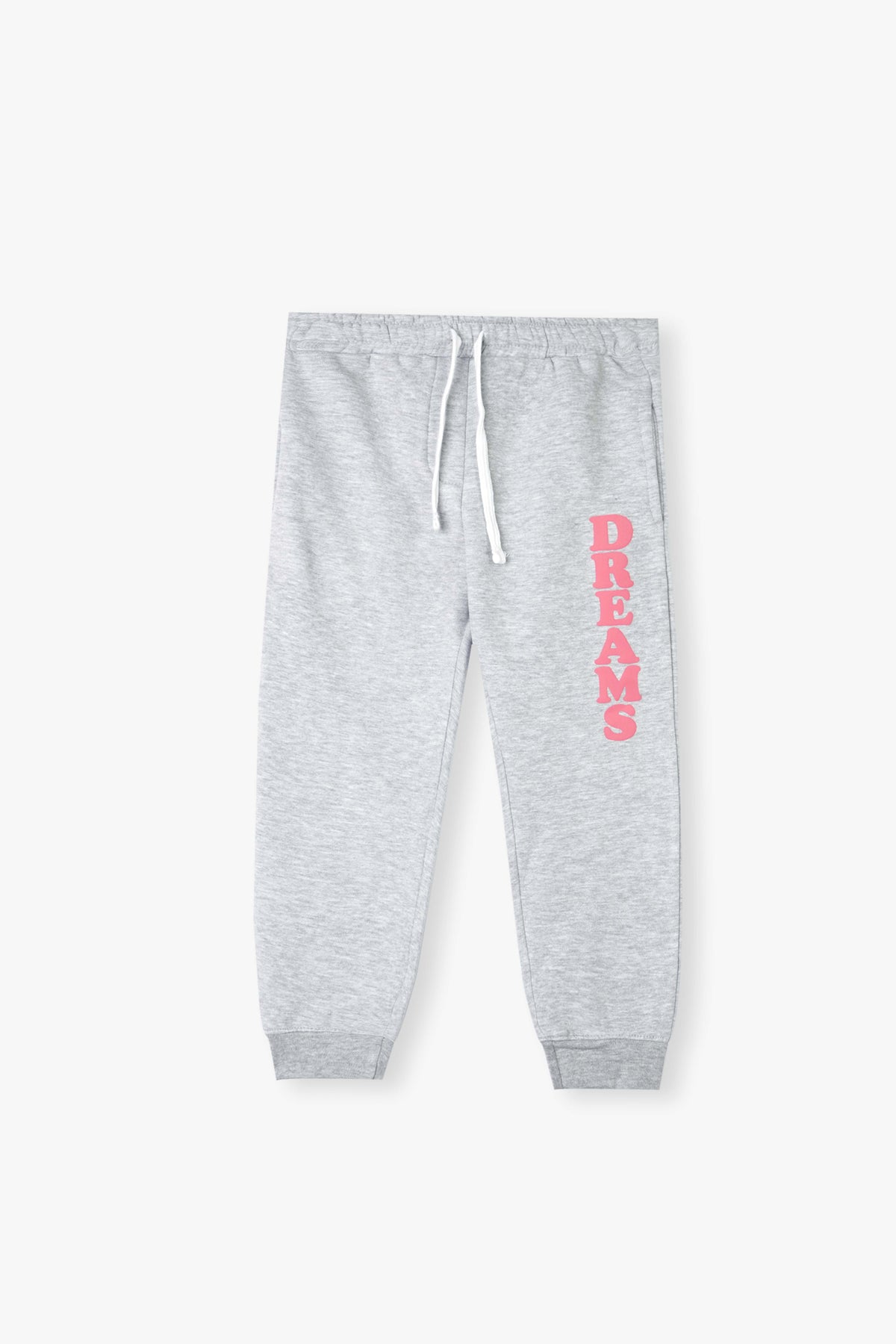 Premium Quality &quot;DREAMS&quot; Printed Fleece Trouser For Girl