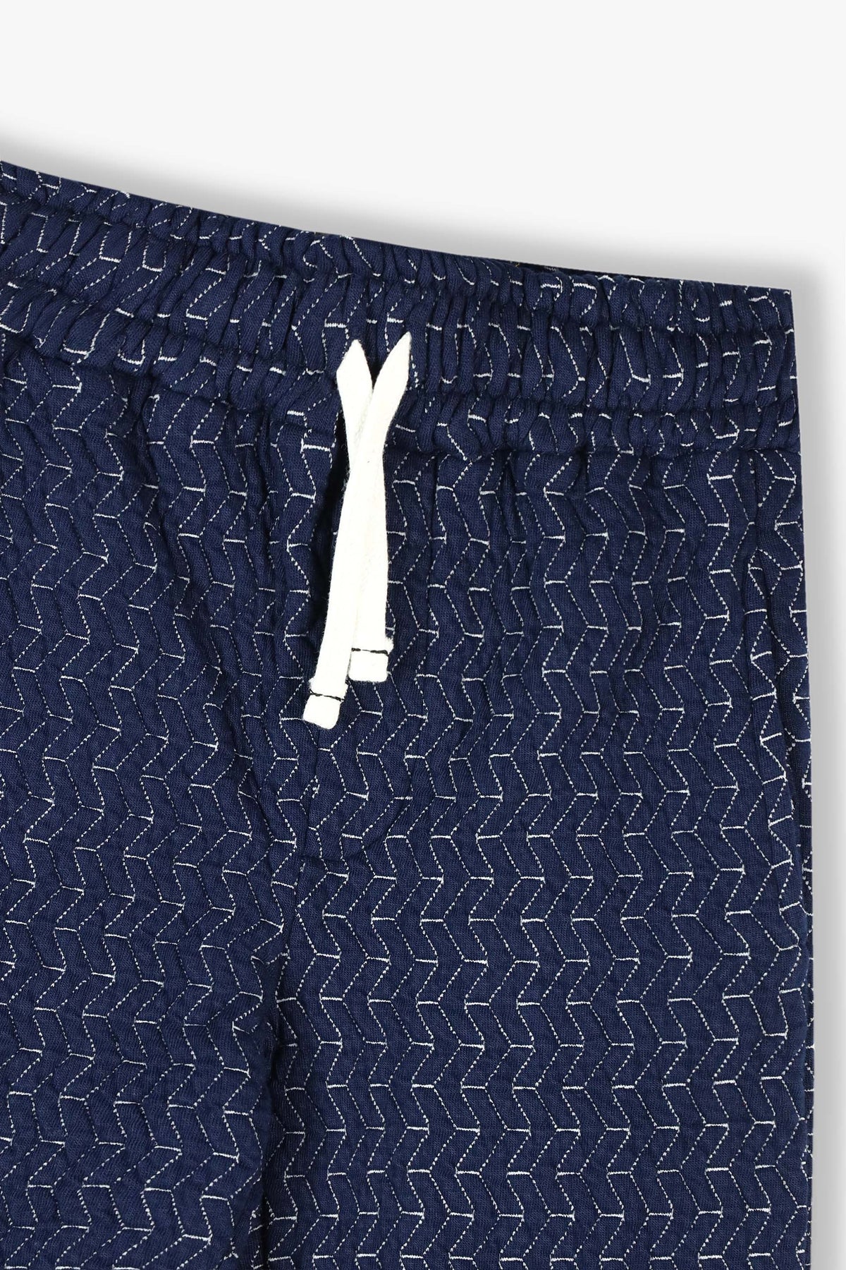 Premium Quality Quilted Jacquard Navy Tracksuit For Kids .