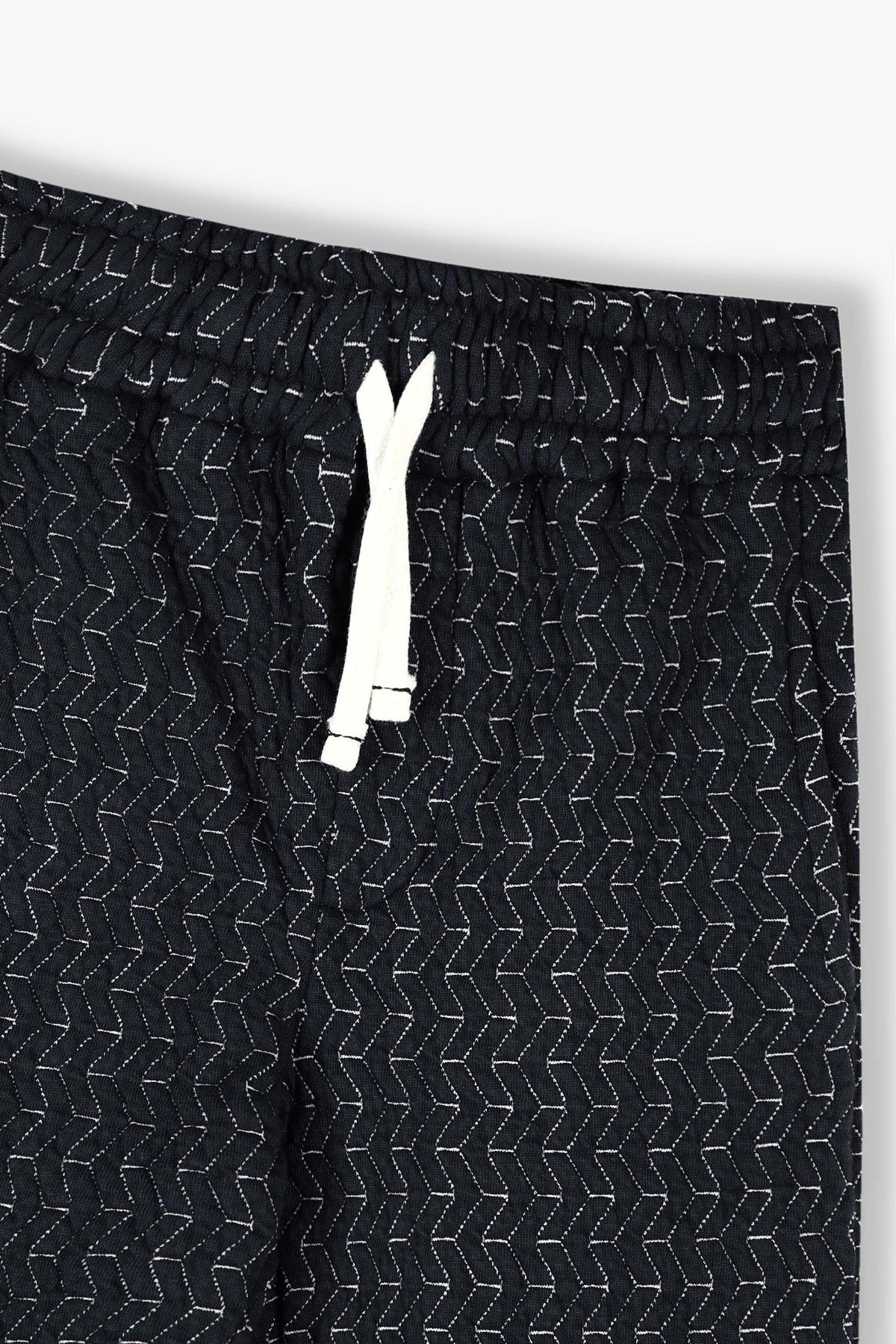 Premium Quality Quilted Jacquard Black Tracksuit For Kids .