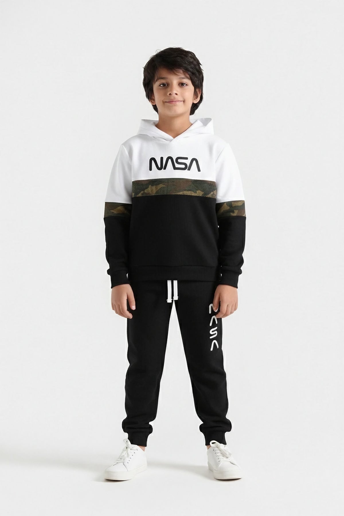 Premium Quality &quot;NASA&quot; Printed fleece Hoodie Suits For Boys