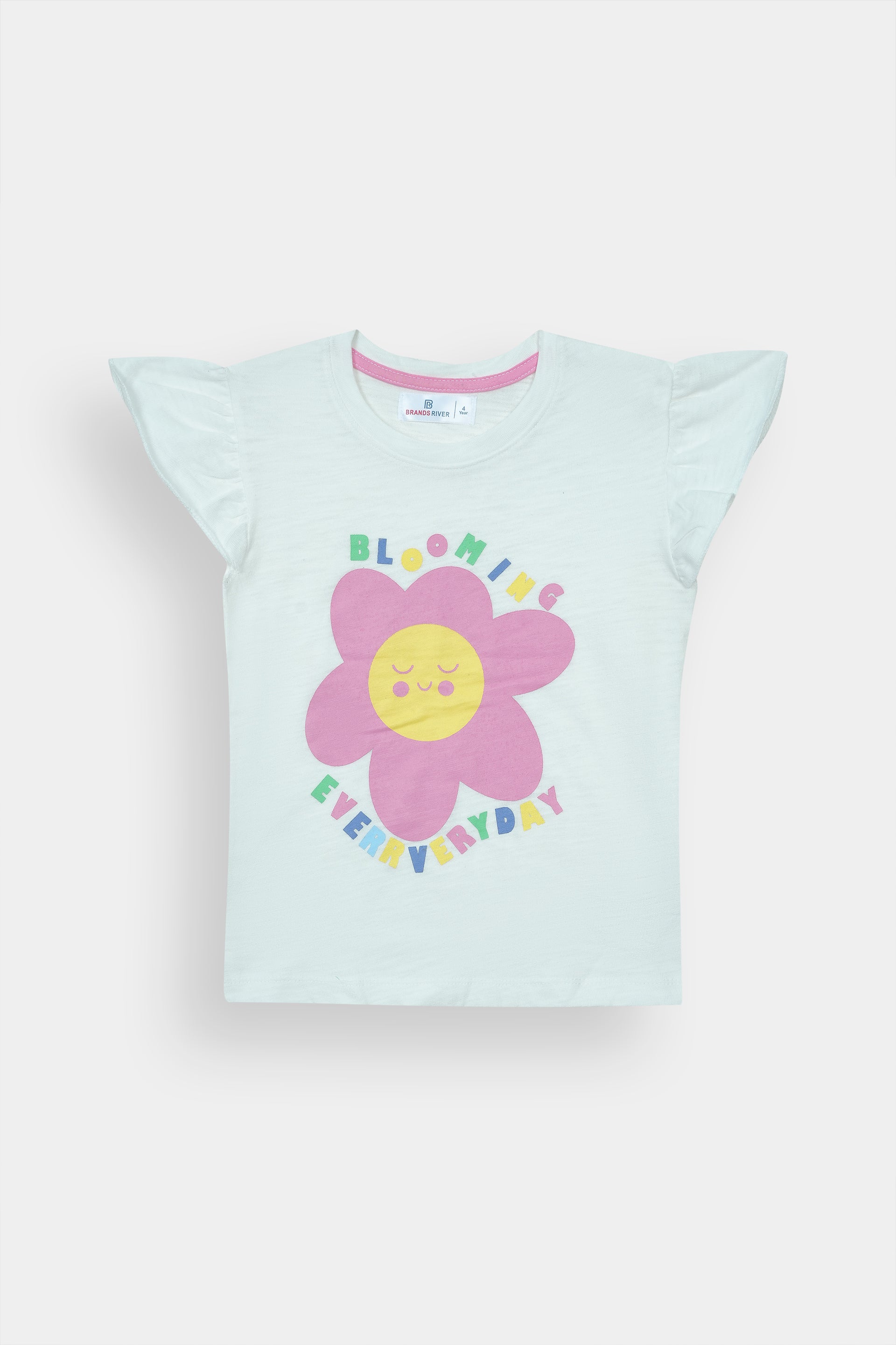 Girls Premium Quality "Flowers" Printed Summer Suit