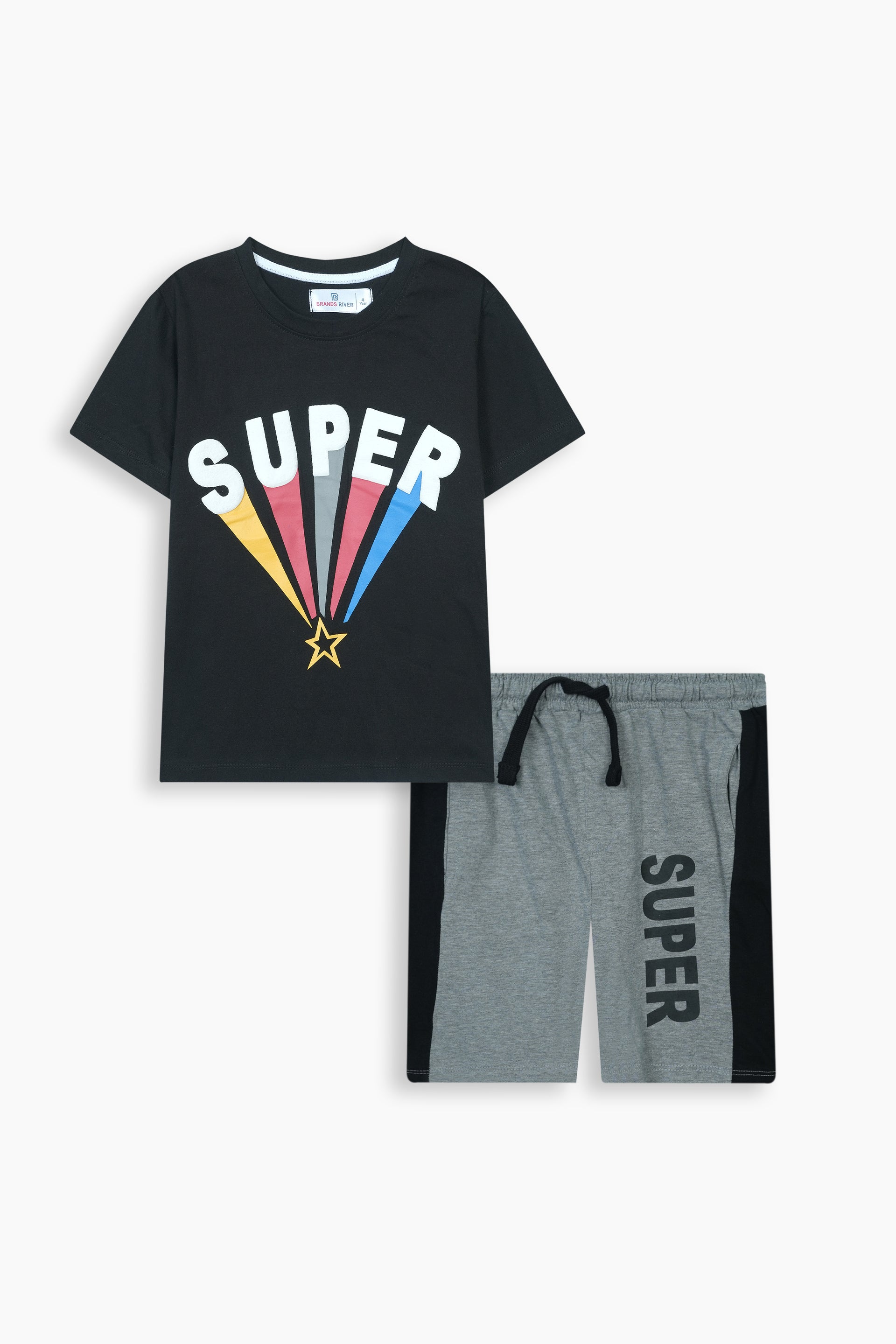 Premium Quality "Super" Printed Summer Suit For Boys