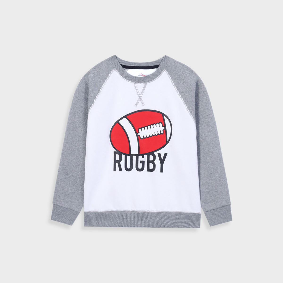 Premium Quality Printed Fleece Raglan Sleeve Sweatshirt For Kids